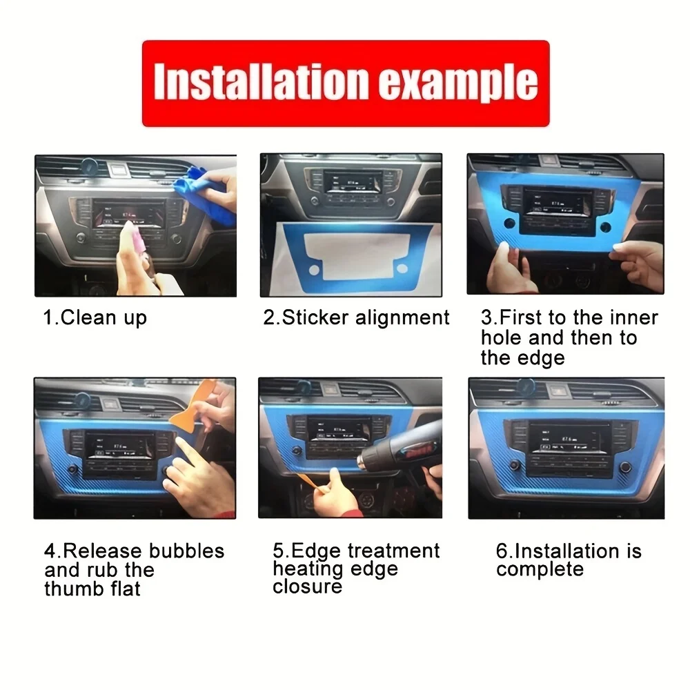자동차 스타일링 탄소 섬유 자동차 인테리어 센터 콘솔 색상 변경 몰딩 스티커 데칼 For Jaguar XF X250 2008-2015