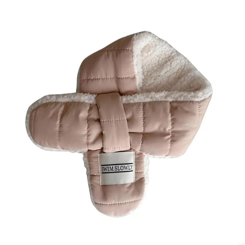 4XFE Warm Fleece Shoulder Wrap Versatile & Stylish Scarf Warmer for Boys & Girls