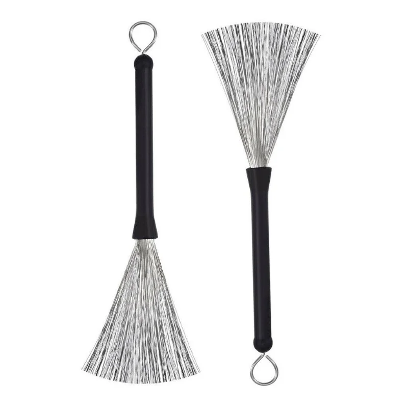 1pcs Drum Brushes Drumstick Retractable Handles Brushes for Jazz Rock