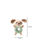 Hochet en peluche pour bébé de 0 à 24 mois, jouets de lit avec anneau à main, animaux de dessin animé, jouet éducatif précoce, nouvelle collection 4