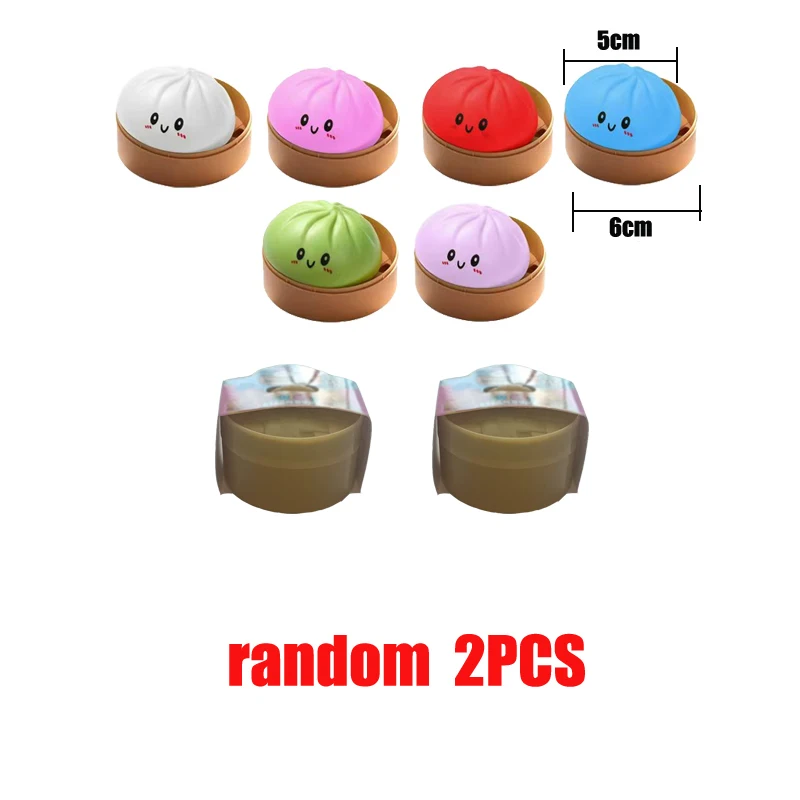 Charming Dumpling Squishy Stress Relief Toy with Bamboo Steamer Box – Slow Rebound Desk Decor Gift