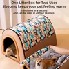 2025 New Dog Kennel Winter Warm Large Dog Oversized Dog House House Closed Winter Removable Golden Pet Four Seasons Use 5