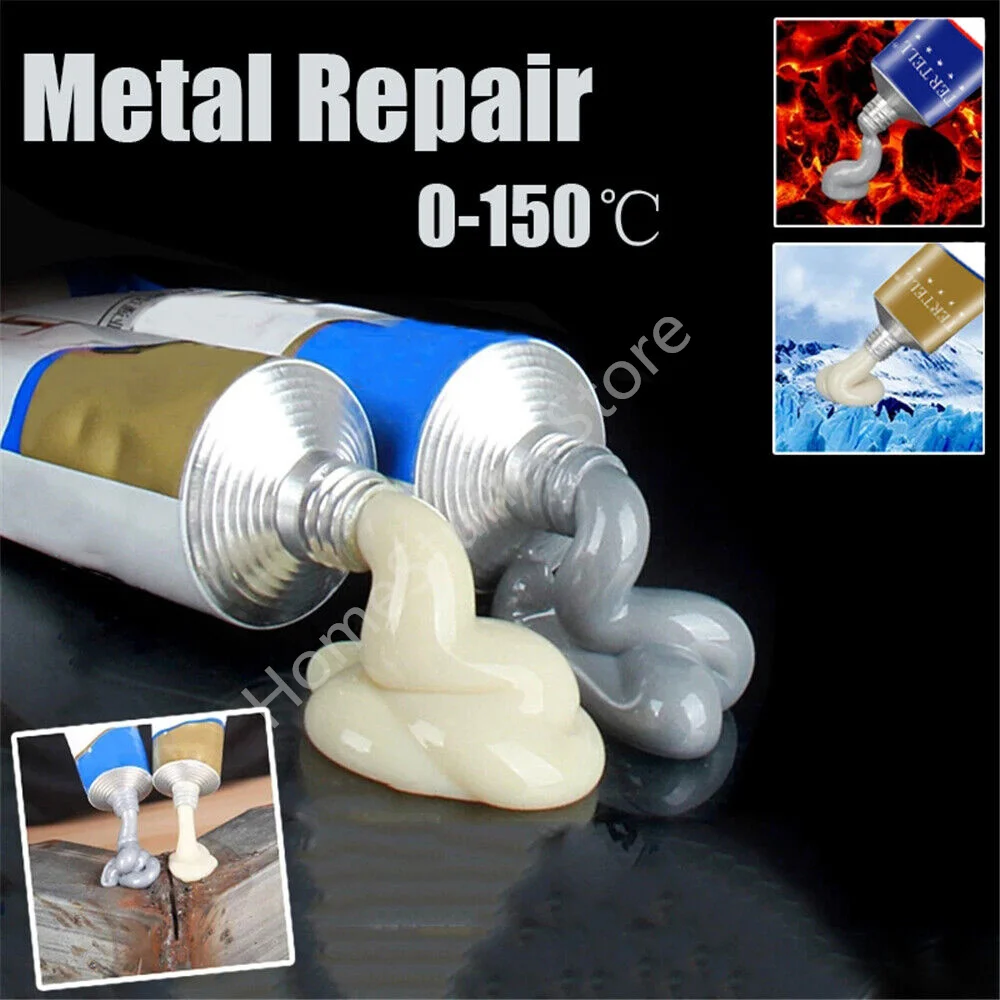 100g Magic Repair Glue AB Metal Cast Iron Repairing Adhesive Heat  Resistance Cold Weld Metal Repair Adhesive Agent Caster Glue