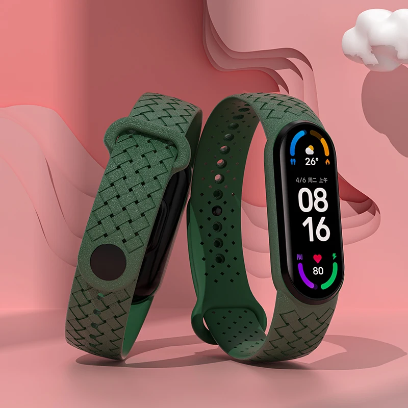 Breathable Silicone Sport Watchband Replacement Bracelet