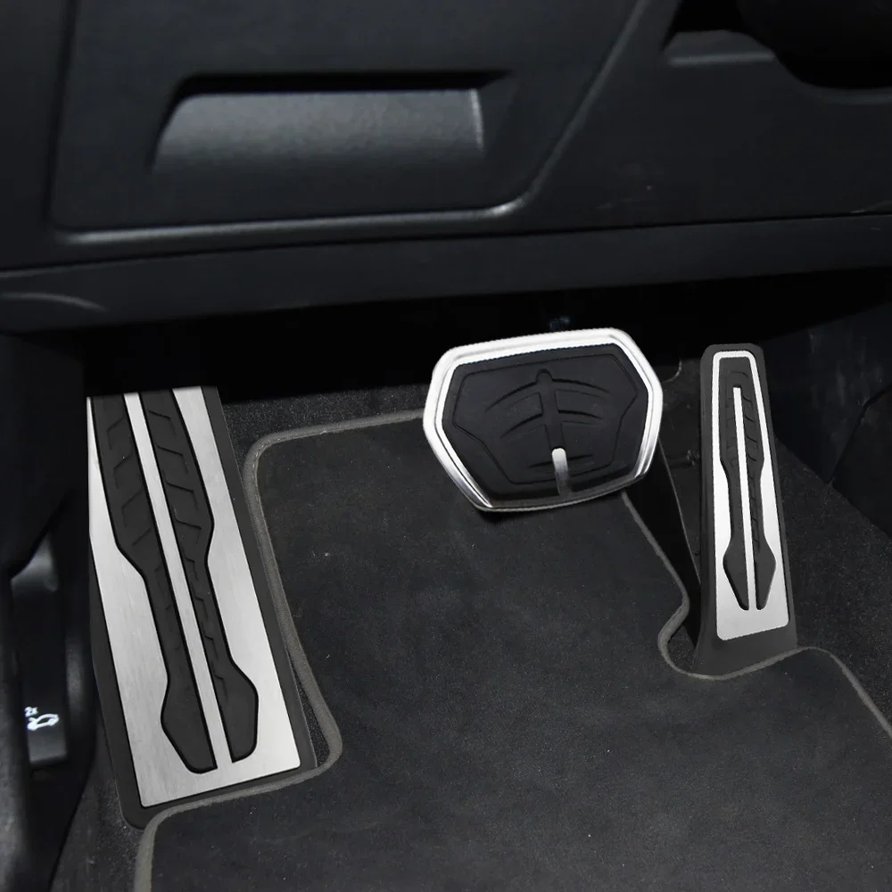 Car Accelerator Gas Brake Footrest Pedal Stainless Steel Pedal for BMW X1 F48 2 Series F44 car pedals stainless steel pedal cover