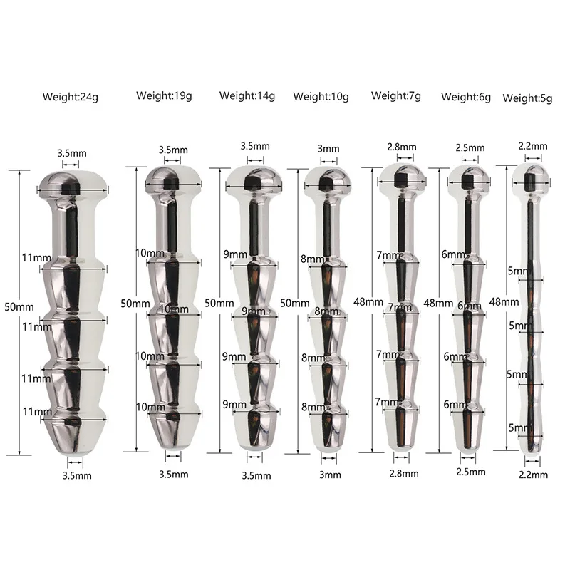 Urethral Catheter Sounds Dilators Penis Plug Insert Catheter Beads Horse Eye Stimulation Massage Masturbator Rod Sex Toy For Men urethral dilator,silicone urethral dilator