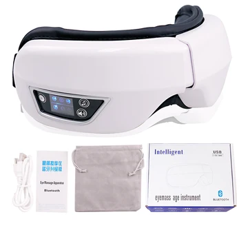 6D Smart Vibration Eye Massager Airbag Compress Eye Care Instrument Bluetooth Music Eye Massage Sleepping Mask Eye Relax Fatigue 1
