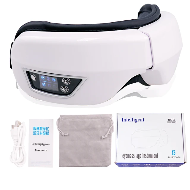 6D Smart Vibration Eye Massager Airbag Compress Eye Care Instrument Bluetooth Music Eye Massage Sleepping Mask Eye Relax Fatigue 1