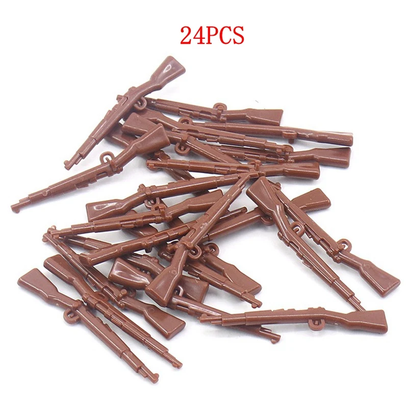Children's Educational Military Playset - Weapon Rack & Spear Guns Building Blocks Toy Set