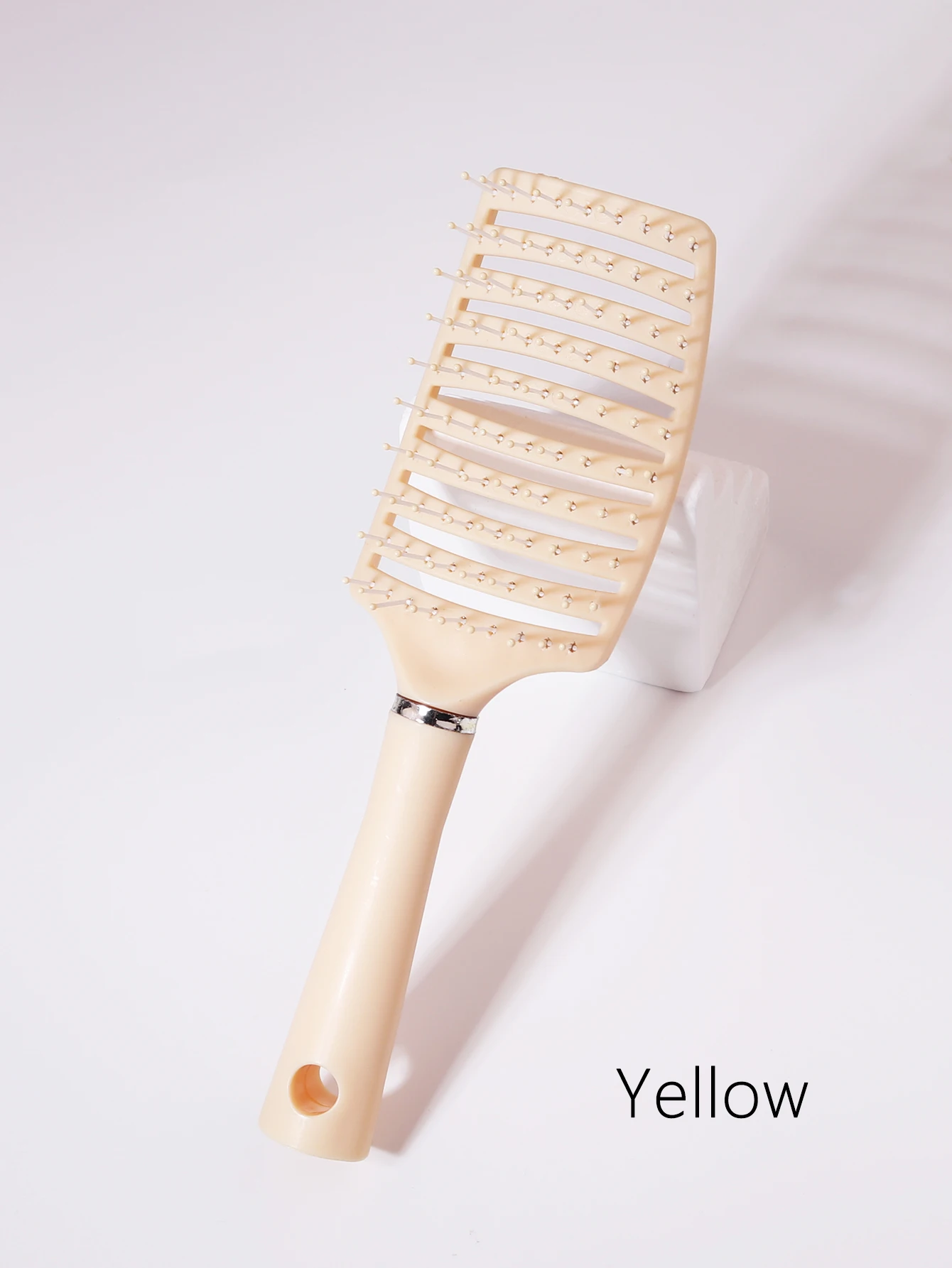 قطعة واحدة من مشط التدليك المجوف لفرشاة الشعر ومشط...