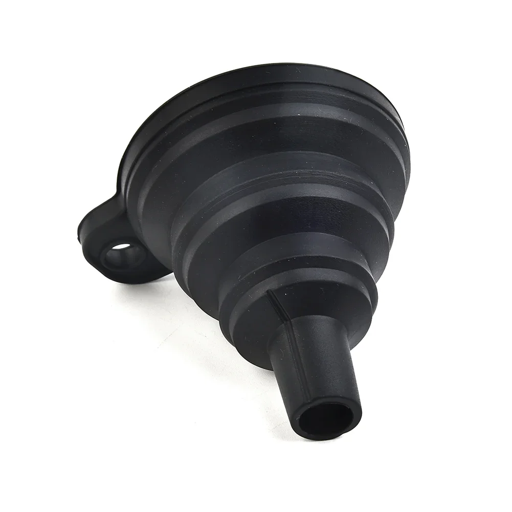 Car Funnel Engine Funnel Silicone Liquid Washer Fluid 0.9CM 7cmX6cm Silicone Foldable Car Oil Filling Equipment Parts