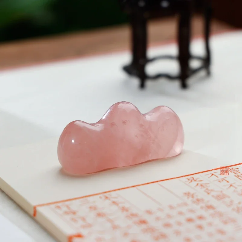 Tianren Crystal Brush Holder, Multifunctional Chinese Calligraphy Supplies, Jade Beginner Pen Holder, Desktop Decoration