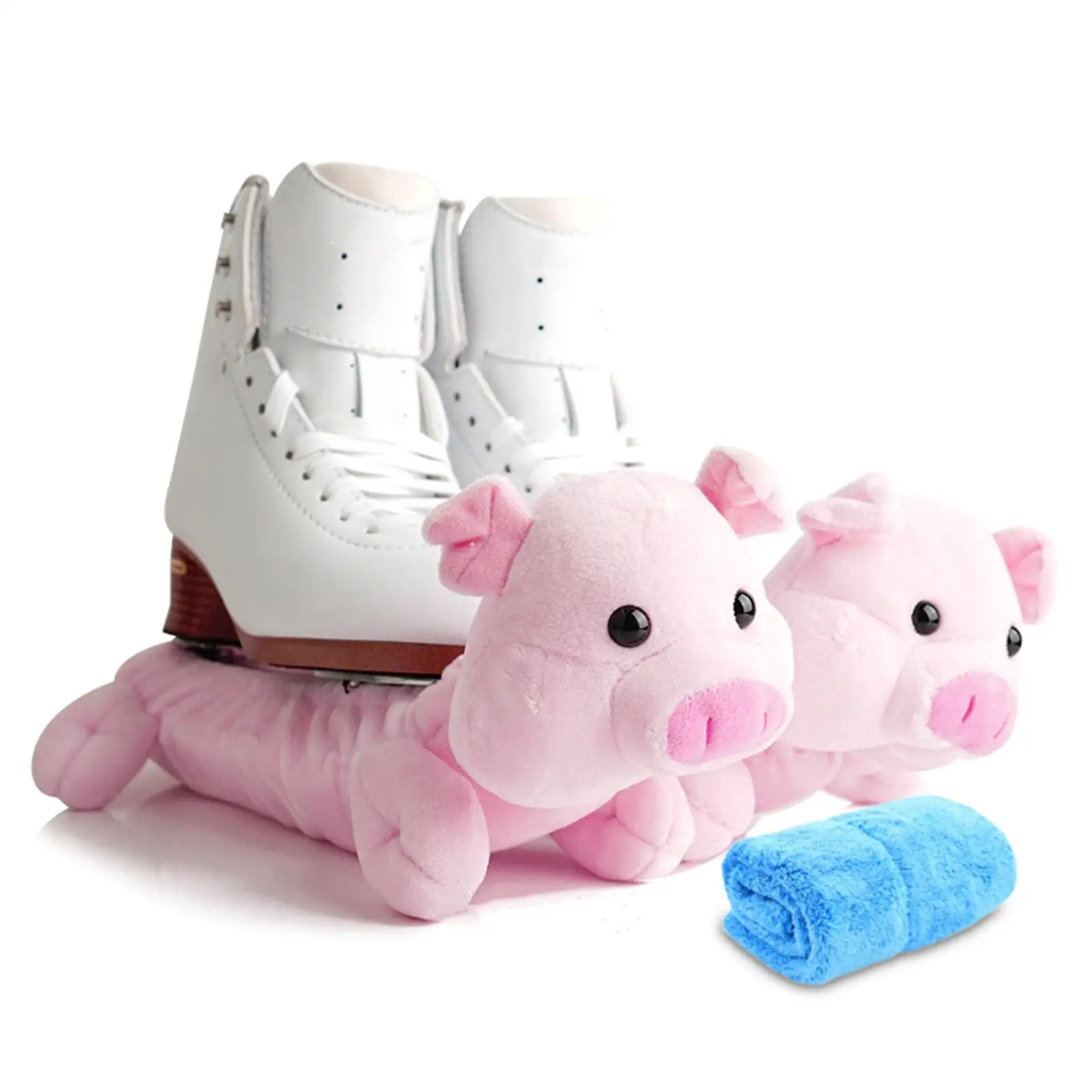 Ice Skate Blade Covers Skating Cover Soft Plush Winter Skate Blade Protector Cover for Hockey Skates Ice Skates Accessory