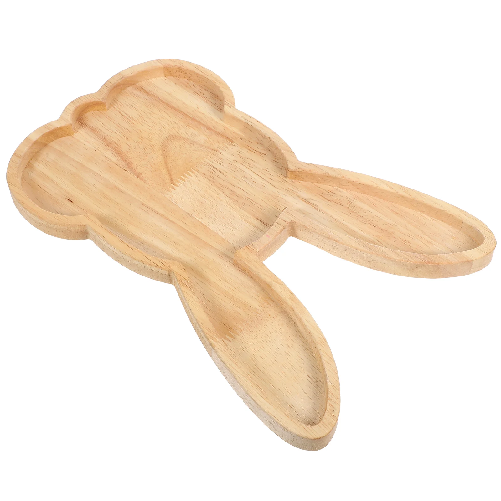 Rabbit Tray Easter Farmhouse Bunny Serving Platter Wood Fruit Wooden Animal Child 5