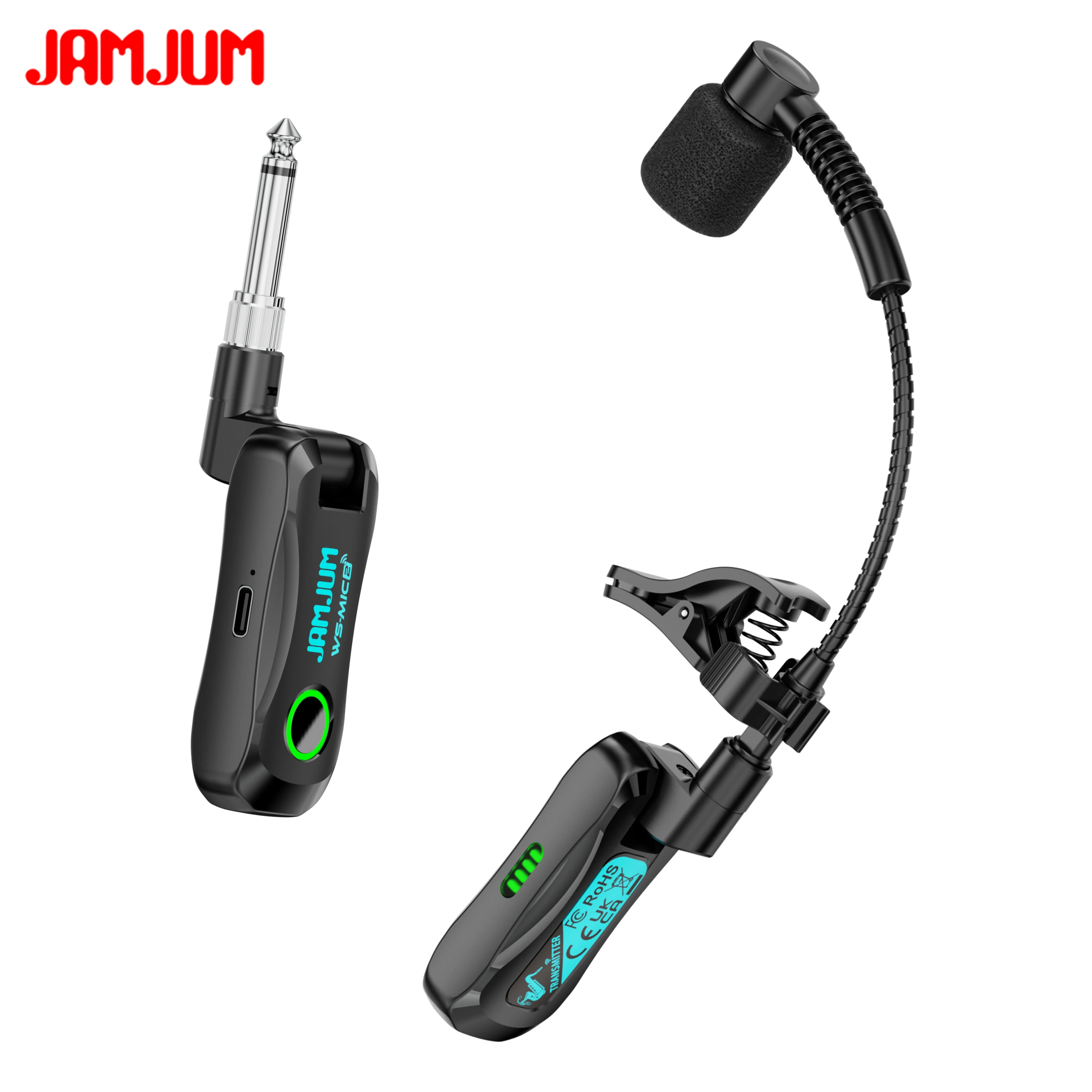 Premium Wireless Acoustic Instrument Microphone - High-Quality Audio with Anti-Interference Technology
