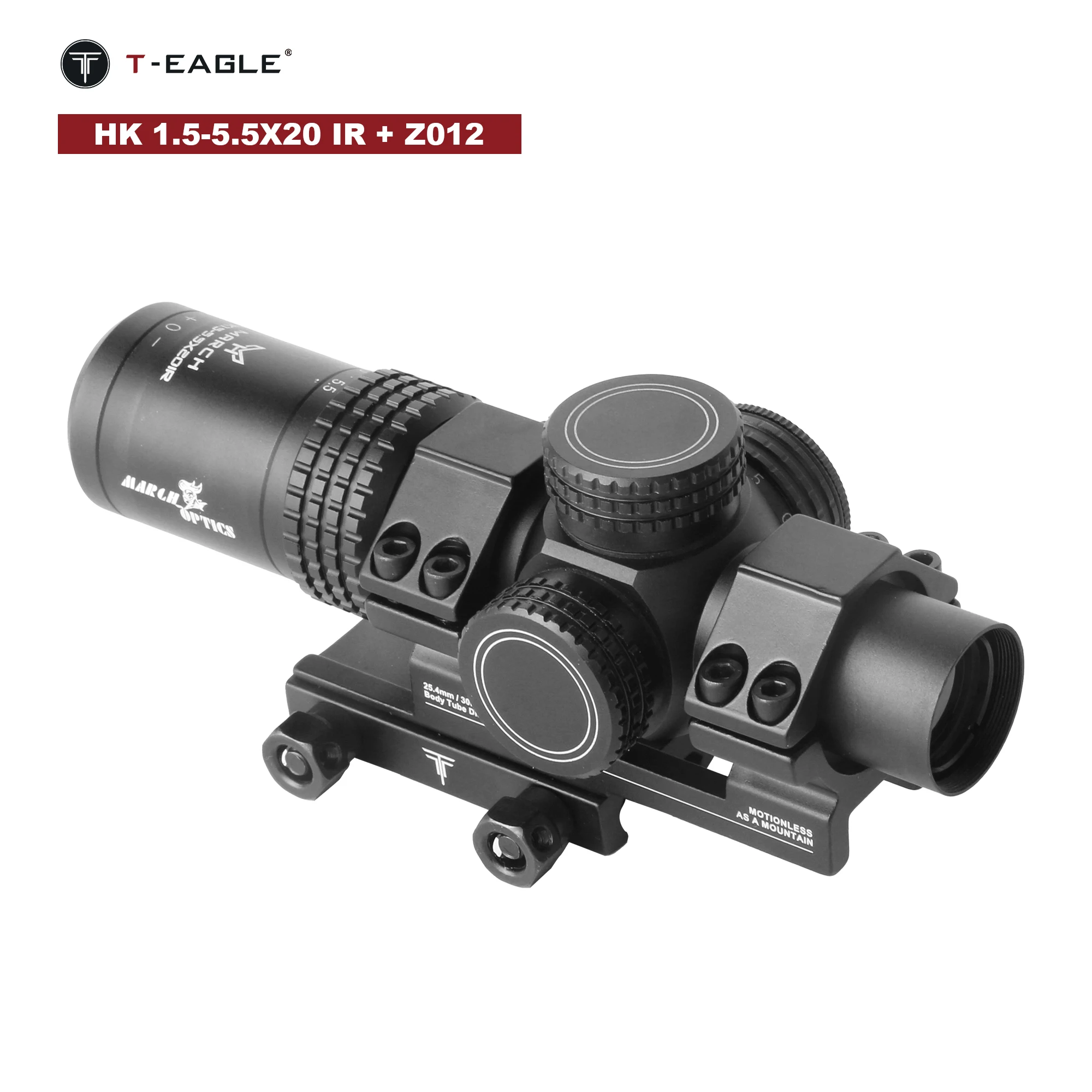 March Optics 1.5-5.5x20ショートスコープ March Optics 1.5-5.5x20ショートスコープ March HK 1.5-5.5