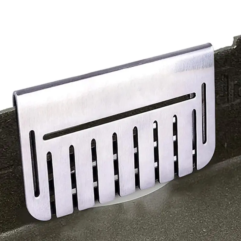 Little Home Griddle Goalie, Grease Gate Blocker For Griddle Guard Food Fighter Mesh Screen Drain Blocker Grease Stopper Blocks Food Falling Rear Grease Tr