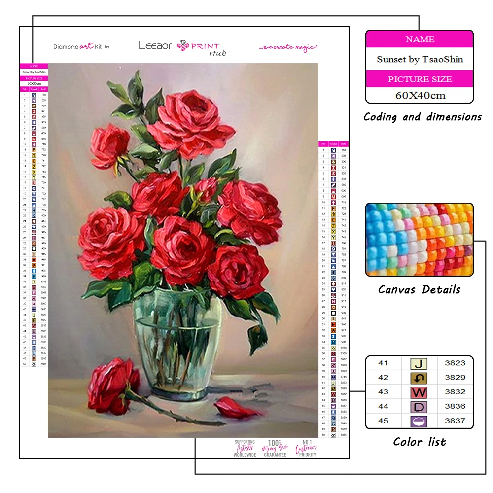 5D DIY Diamond Painting White Pink Rose Flowers Cross Stitch Diamond E– Diamond  Paintings Store