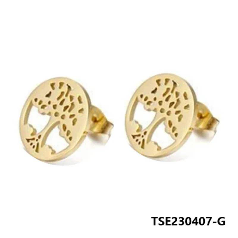 

Beautiful leaves Design earrings studs elegant fashion women jewelry girl gifts TSE230407