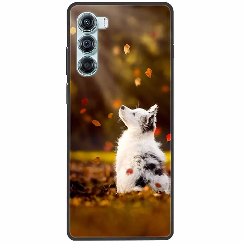 Sleek Black Silicone Protective Case with Soft Cover and Cute Design