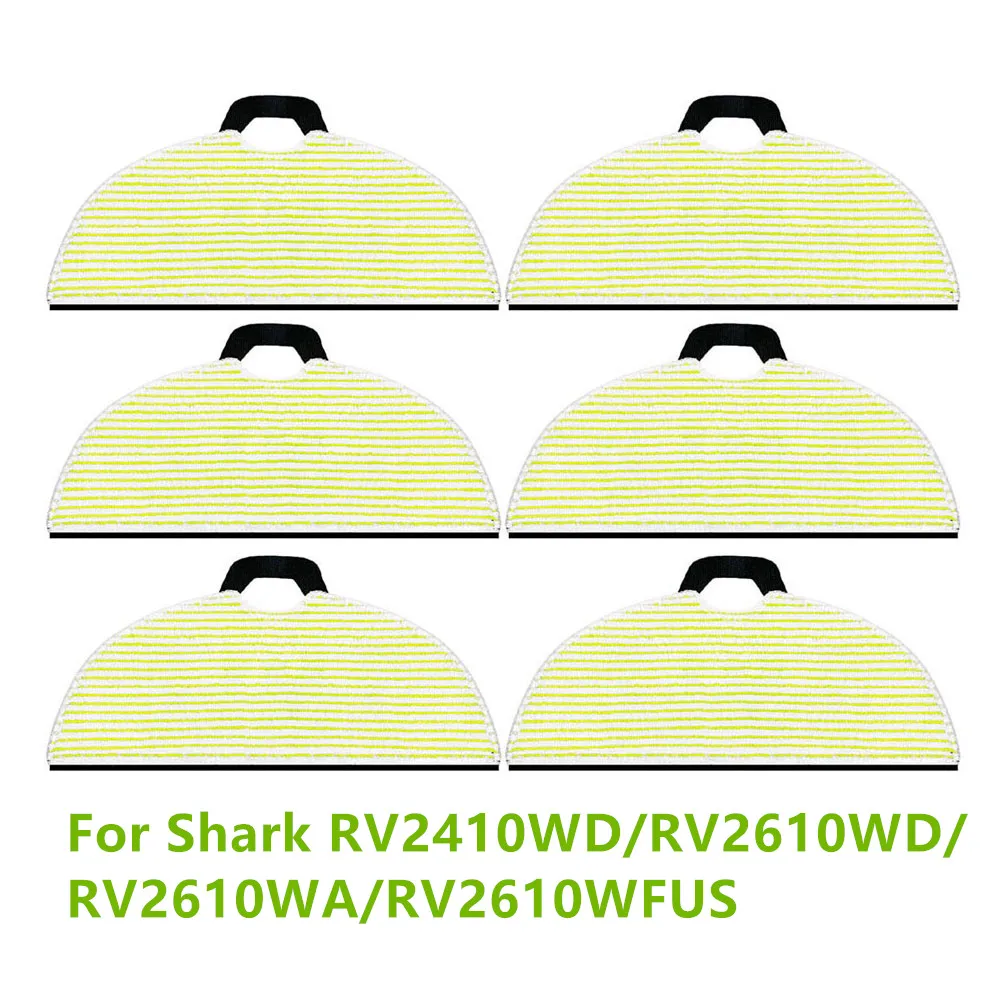 

6 шт., тканевые насадки для швабры Shark RV2410WD/RV2610WD/RV2610WA/rv2610wструкции, аксессуары