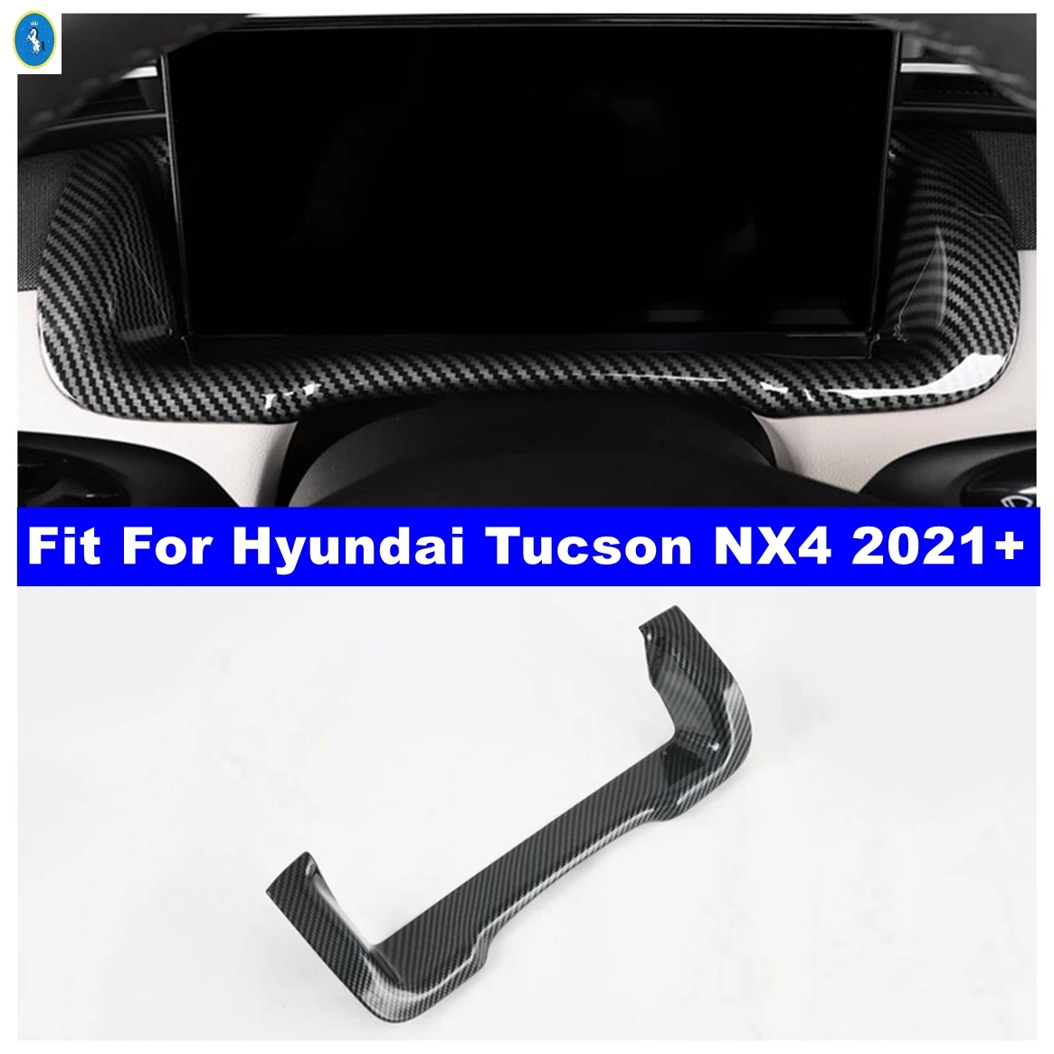 

Car Styling Center Console Dashboard Frame Decorative Cover Trim Fit For Hyundai Tucson NX4 2021 - 2023 Accessories Interior