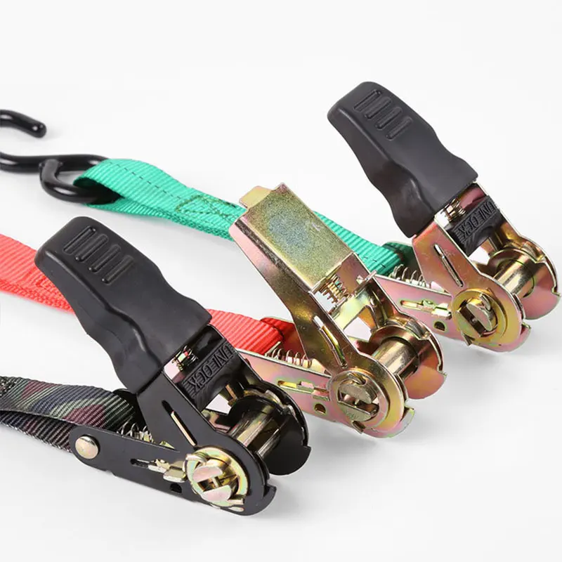 5M Car Motorcycle Cargo Strap Tension Rope Tie Down Strap Strong Ratchet Belt for Luggage Bag Lashing Rope elastic bands