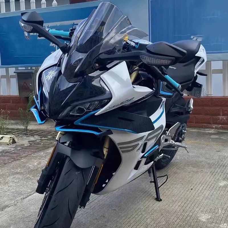 CFMOTO 450SR Spiegel Winglets - Aerodynamische Seitenflügel Aus ABS, Schwarz