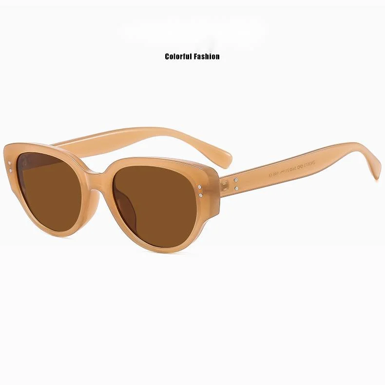 Women’s Cat Eye Sunglasses Black And White Retro Style Uv Protection_voghion.com