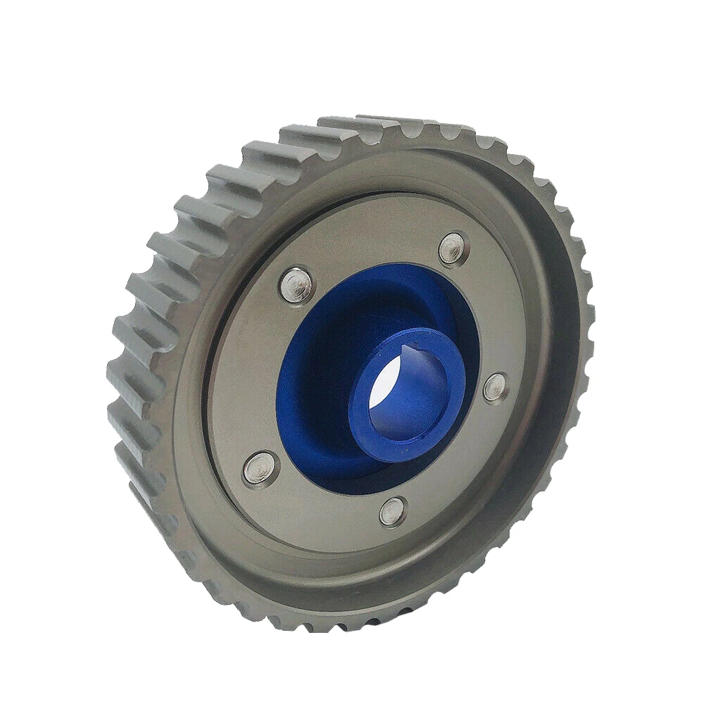 Adjustable Cam Gears Pulley Timing Gear for Honda Civic D15 D16 SOHC D-SERIES 88-00 Del Sol 93-97 Blue-A54R