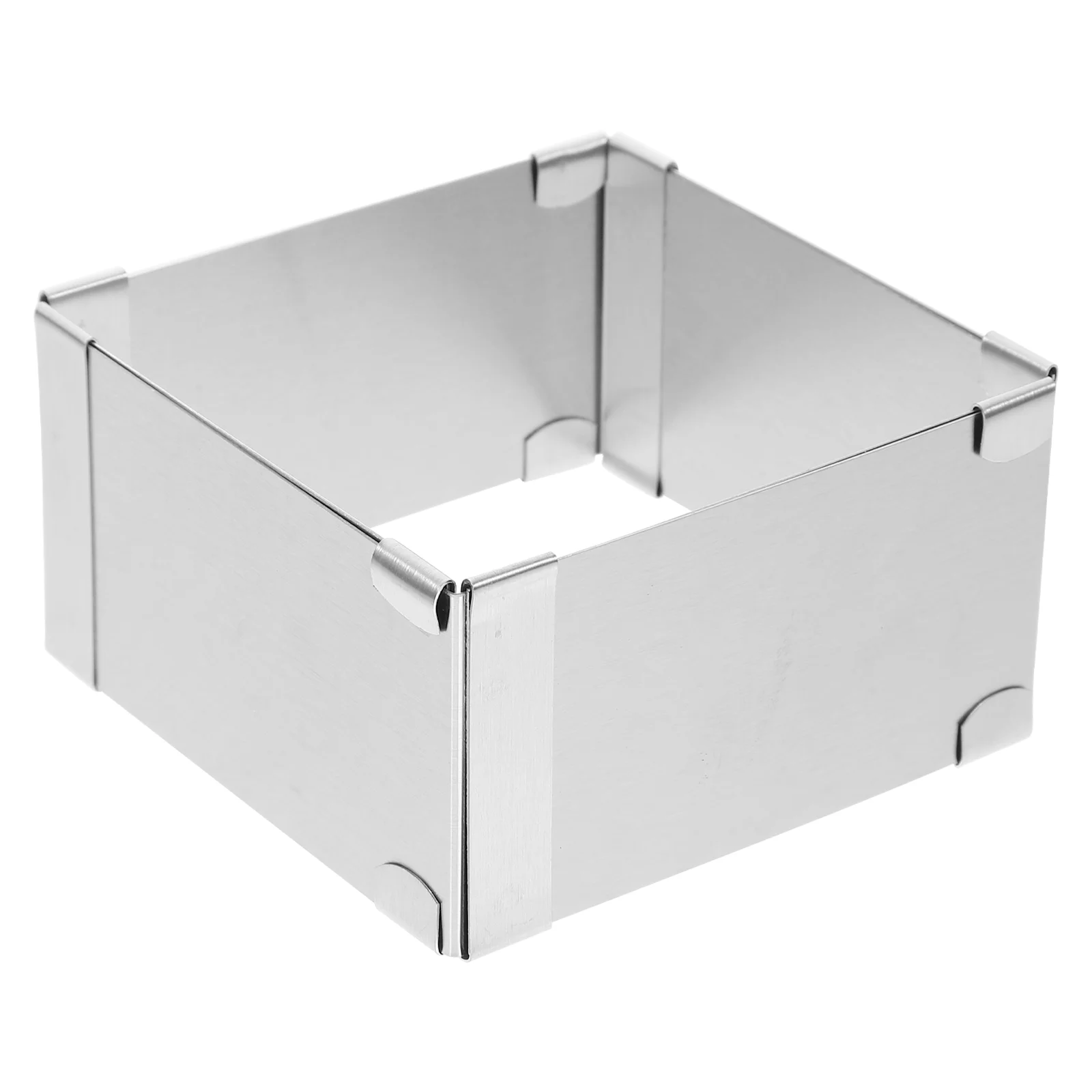 

Kesyoo Baking Rings Cake Rings Square Mousse Ring 9 Inch Square Non Stick Seamless Stainless Steel Cake Baking Supplies