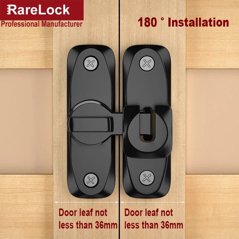 Portable Door Lock Bolt Hasp Thumb Latch
