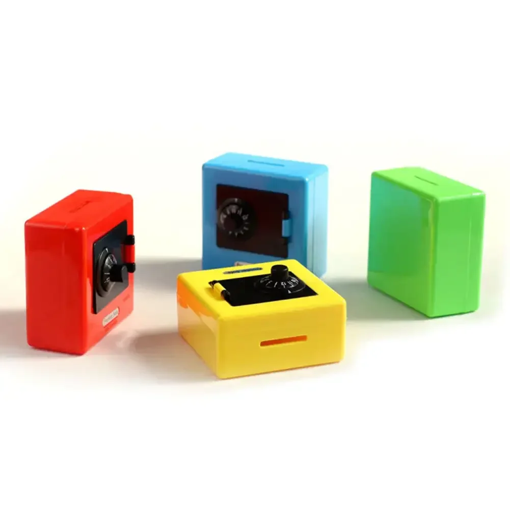 Retro Atm Rotating Password Cash Coins Saving Box Mini Bank Money Box Bank Safe Box Automatic Deposit Banknote Christmas Gift 4