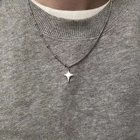 Collier Vintage Simple et tendance pour hommes et femmes, ras du cou creux, pendentif de cou, accessoires de bijoux, chaîne de fête, vente en gros 4