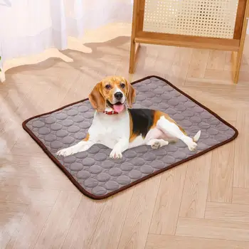 Dog Cooling Mat Pet Summer Cooling Mat Summer Ice Pads For Crate Kennel Bed Sofa Dog Bed Mats Crate Pad Pet Supplies For Dogs 2