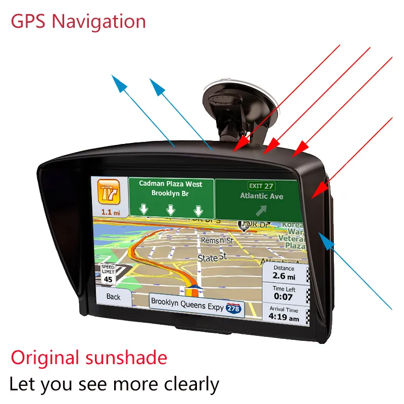 2023 GPS Map Navigation Support D100 Car GPS Navigation Coverage  Europe/Russia/Spain/France/North America/South America/Australi