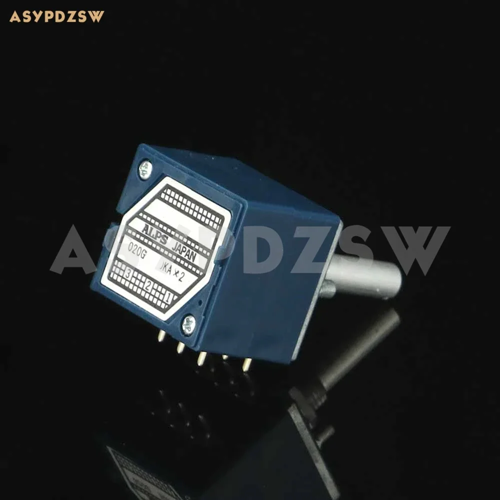6-PIN Original ALPS Type-27 Round handle volume potentiometer RK27 10KA 20KA 50KA 100KA 250KA 2