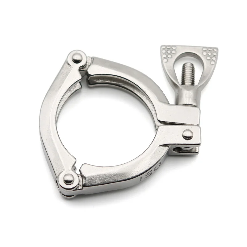 Três Peças Tri Braçadeira Ss304 Trevo de Encaixe Sanitário 50.5 64 77.5 91 106 119 mm Virola Homebrew Aço Inoxidável 1.5 3.5