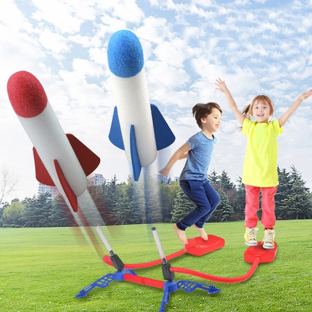 Kids Air Stomp Rocket Launcher - Outdoor Play Set