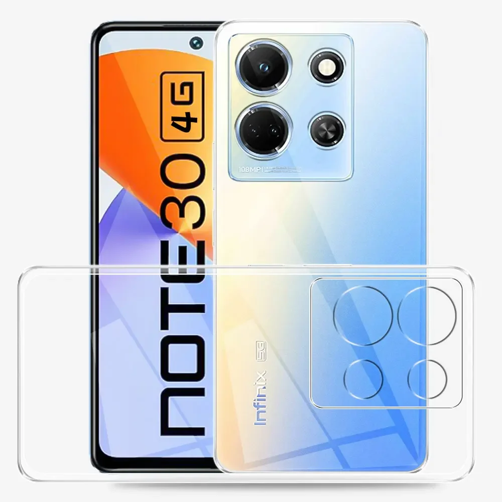 Clear Silicon Soft TPU Phone Case with Bumper Protection