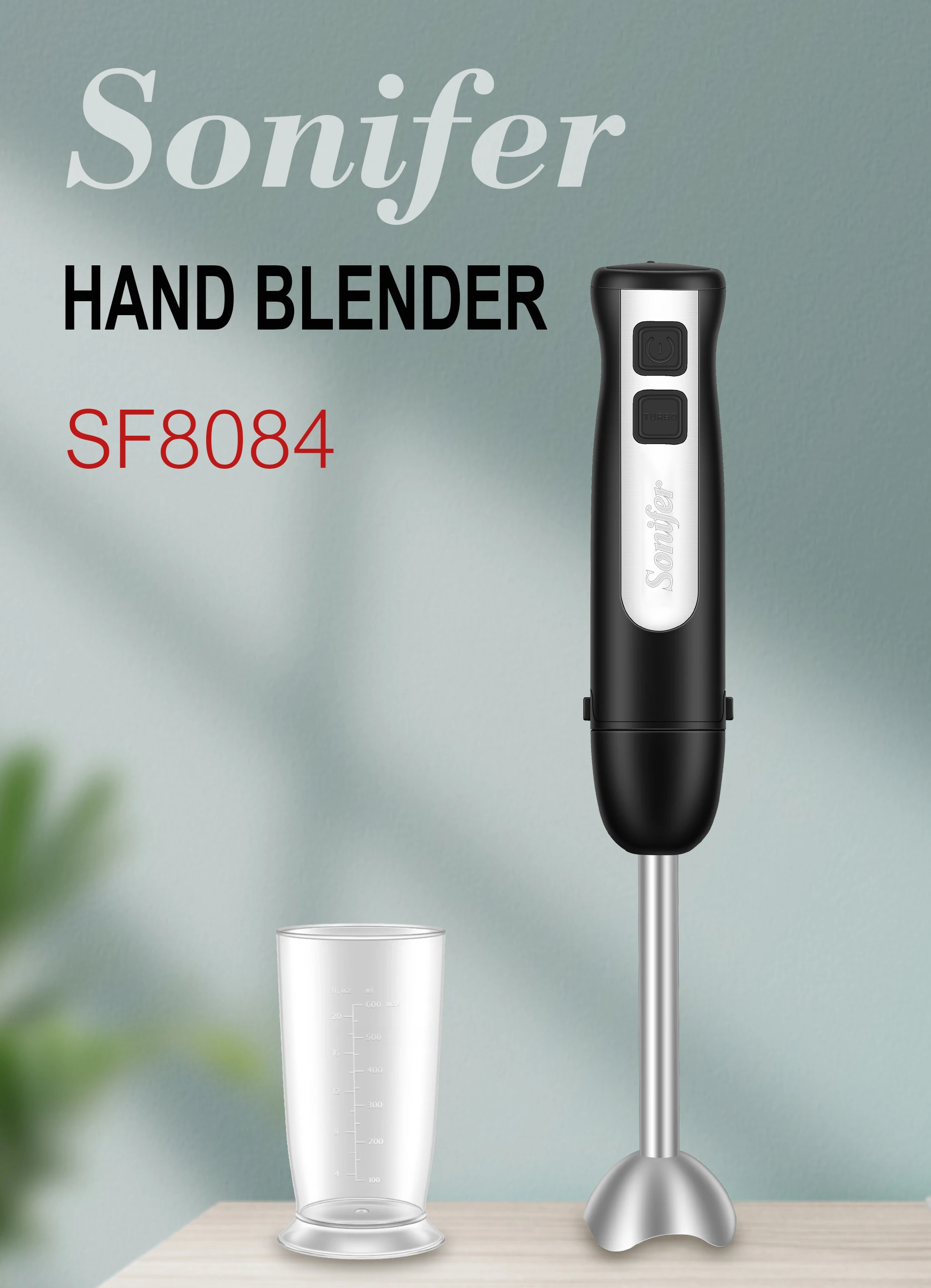 Description Picture 2 of item800W Hand Blender Immersion Electric Food Mixer Ice Crushing Kitchen Vegetable Meat Grinder Chopper Whisk Fruit Stirring Sonifer