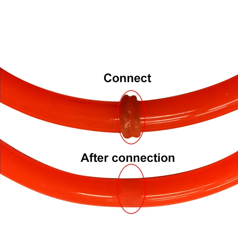 Green/Red Polyurethane Conveyor Belts Round PU Drive Belt Meltable Cord Dia1.5/2/2.5/3/3.5/4/5/6/7/8/9/10/12mm rubber belt transmission drive belt synchronous belt