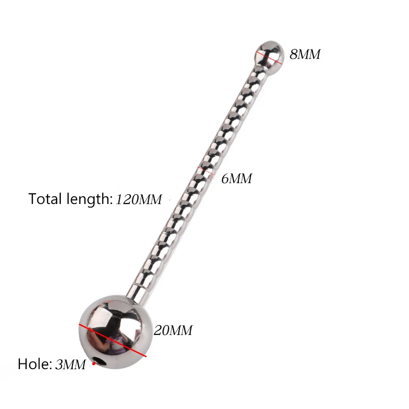 Bouchon urétral masculin en acier inoxydable, boutique de sexe, bouchon creux, stimulation de l'urètre, dilatateur, masturbateur masculin, sexe érotique_voghion.com