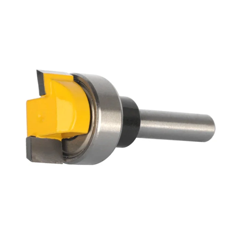 Face Mill Woodworking Milling Cutters 6MM 6.35MM 8MM D19.05MM Pattern Router Bit For Wood Carbide Cutter End