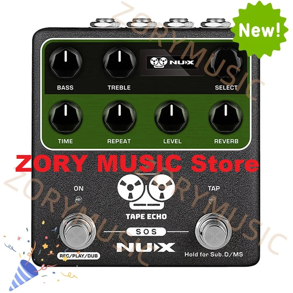 NUXTAPEECHOEffectNDD7SpringReverbDualFootswitchSelf