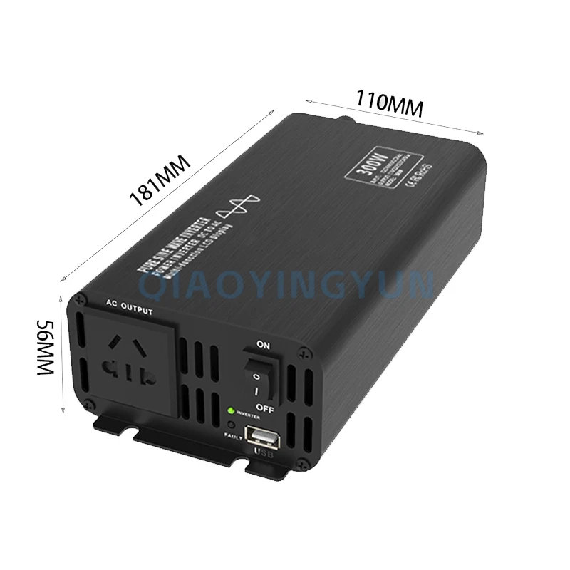 가정용 순수 정현파 인버터 입력 12VDC 24VDC 48VDC 60VDC 72VDC 84VDC 출력 110VAC 220VAC 300W 전력 인버터 DC-AC