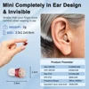 JINGHAO 1 Pair Mini Hearing Aids Rechargable In Ear Hearing Amplifier Sound Enhancer Fashion Design 6