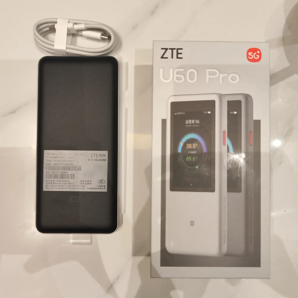 ZTE U60 Pro 5G モバイルルーター 新しい ZTE U60 プロ MU5250 5G ポケット WiFi ルーター 5G-A