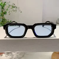 New Men Vintage Rectangle Frame Sunglasses Fashion Retro Sun Glasses Luxury Brand Design Glasses UV400 Eyewear Women Goggles 3