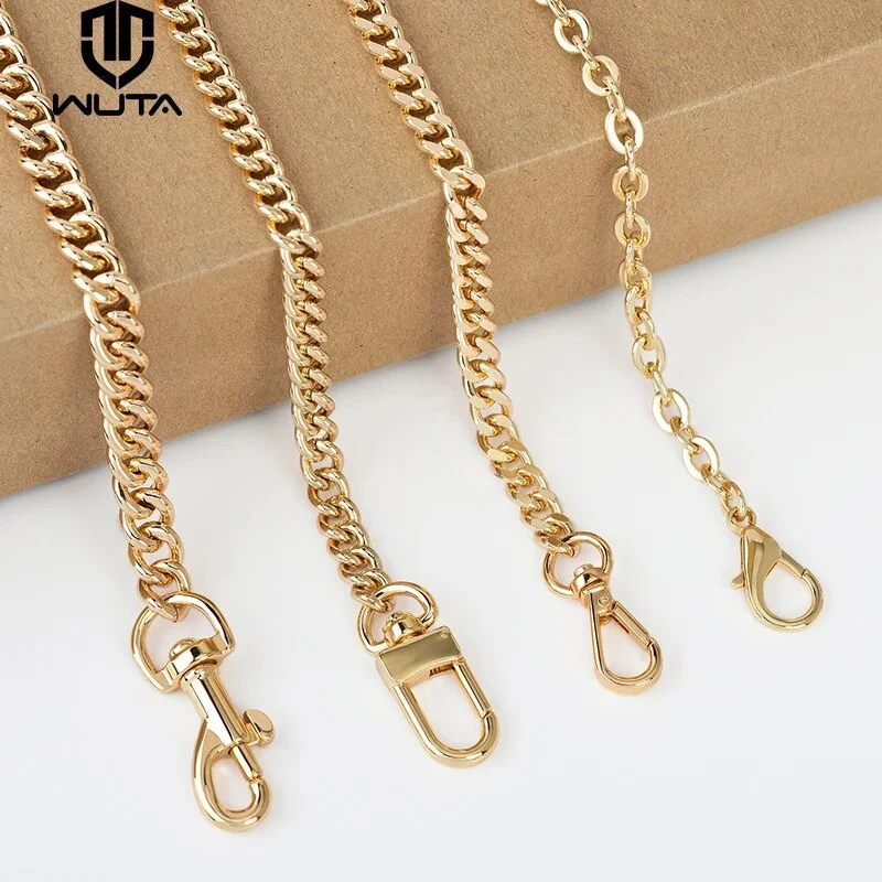 6 Cadenas De Metal Para Bolsos - Incluye Hebillas De Langosta Y Anillos En D, Ideal Para Reemplazar O Personalizar Accesorios